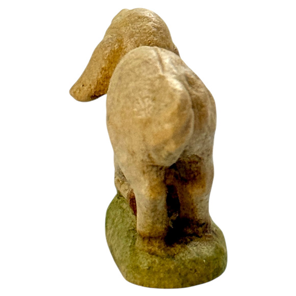 Anri Ferrndiz Nativity 3" Scale Lamb Kneeling Sheep Carved Mini Figurine Italy - Picture 6 of 11